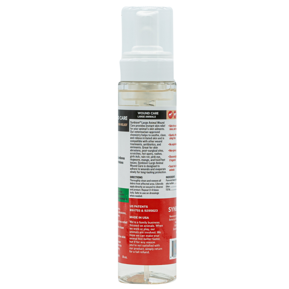 Synbiont Large Animal Wound Care - 8oz Foamer